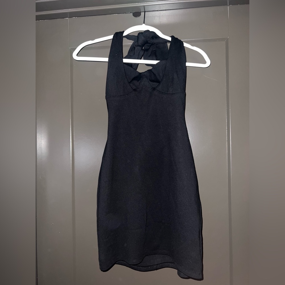 Lovers + Friends Black Halter Dress